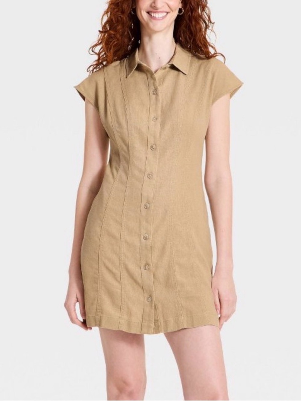 Universal Thread Short Sleeve Mini Shirt Dress Sz XL - NWT